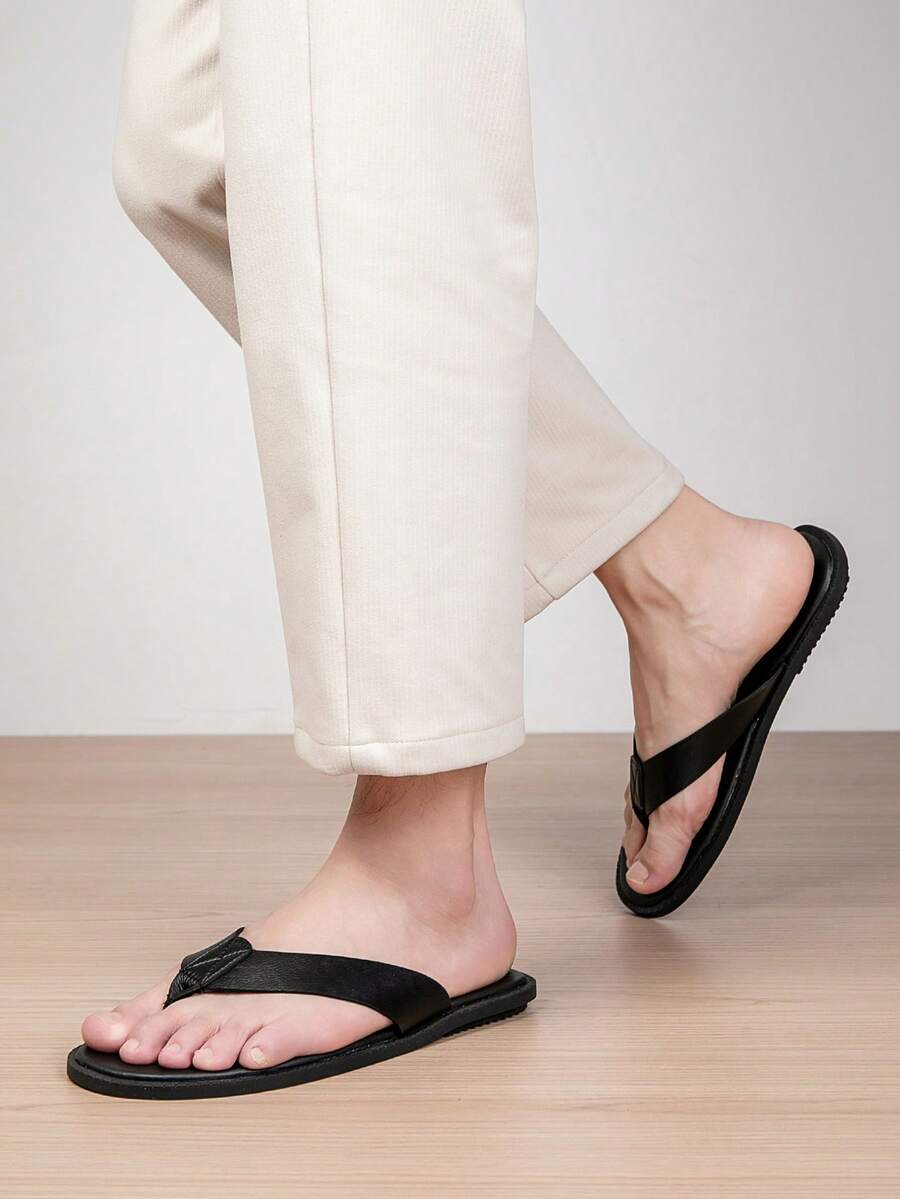 Men's Casual Beach Flip Flops, Summer Wear-Resistant Thong Sandals