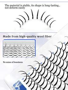 FOXYMEI 120Fans New Fairy Cartoon Eyelashes C/D/LU(M) Curl 8-15mm Single Lash Extensions 0.07mm Fast Volumizing Cartoon Lash Extensions Perfect Eye Makeup Super Soft Beginner Friendly - C - View 4