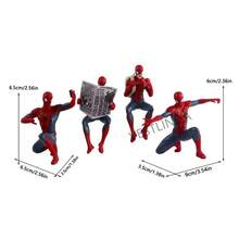 4pcs Super Hero Model 7-9cm Mini Avengers Series Decor, Christmas And Party Gift - M - View 6