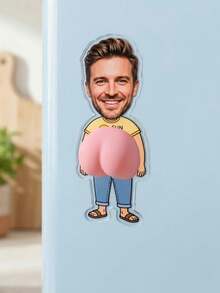 Personalized Photo Fridge Magnet Decor - Custom Upload Your Photo, Hexagonal Acrylic Cut, Suitable For Fridge, Suitable For Party, Graduation Gift, Upload Your Photo - Multicolor - View 8
