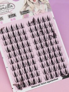 Ayrmilla 2 Styles Spiky Fairy Lash Clusters, Black & Brown Individual DIY Eyelash Extensions, Lightweight Pointed Segmented False Lashes, Soft Reusable Natural Lash Clusters For Daily Eye Makeup - C - View 8
