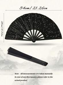 Personalized Photo Handheld Fan, Customized Bamboo Wood Folding Fan, Suitable For Weddings, Dance Events, Parties, As Well As Cosplay, Salon, Concerts And Other Special Occasions Decorative Gift - Multicolor - View 8