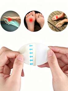 10/20pcs Multi-Shape Hydrocolloid Heel Blister Patches, Invisible Anti-Wear Foot Patches, Suitable For High Heels And New Shoes, Toe And Heel Cushion Patches, Daily Wear Waterproof Blister Patches - One Size - View 7