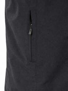 Men's Waterproof Windbreaker With Removable Hood, Sportswear For Gym Or Running - Light Grey - View 6