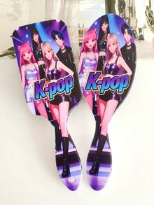BEATURE Korean Wave K-Pop Girl Group Pattern Air Cushion Comb, Scalp Massage Comb, Anti-Static, Durable ABS Handle, Suitable For All Hair Types, High-Quality Air Cushion Comb. - Air Cushion Comb - View 8