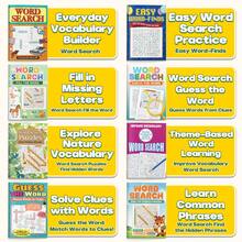 Word Search And Vocabulary Activity Book Set For Kids – A Multi-Theme English Learning Collection That Combines Word Search Puzzles, Hidden Phrase Activities, Fill-In-The-Word Practice, Clue-Based Guessing, And Themed Vocabulary Challenges Back To School - Word Search and Vocabulary Activity - View 20
