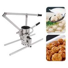 Manual Meatball Maker, Commercial Meatball Forming Machine, Meat Ball Shrimp Ball Processing Forming Machine 3 Size Meat Ball Making Tool Stainless Steel Meatball Former For Home Restaurants - Silver - View 9