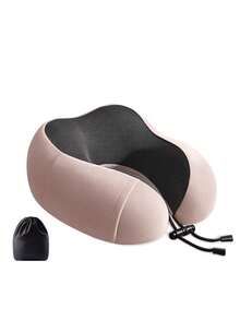 1/2pcs U-Shaped Memory Foam Neck Pillow, Multiple Options, Portable Travel Nap Pillow, Slow Rebound Neck Pillow, Office Nap Essential, Airplane Travel Neck Pillow, Detachable Machine Washable, With Storage Bag, Neck Support, Slow Rebound Support Travel Pillow - Multicolor - View 10