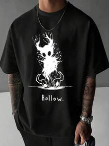 Men T-Shirts - 黑色 - 查看 1