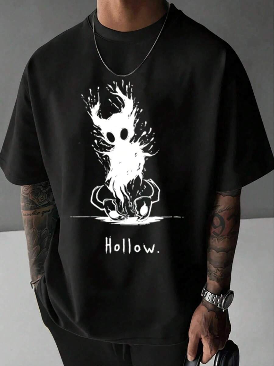 Men T-Shirts - 黑色 - 查看 1