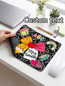 1pc Custom Teacher Name Mouse Pad,Personalized Gift, Teacher Appreciation Gift, Back To School Gift, Thank You Gift,Desk Accessories,Office Computer Mousepad,Preschool Elementary Teacher Office Supply,Teacher First Of School Gift - Multicolor - View 7