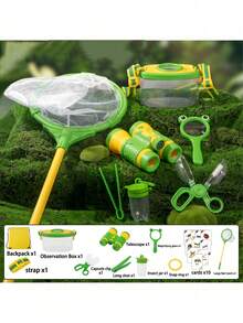 5pcs/Set Children's Outdoor Insect Catching Kit - Includes Insect Catching Net, Butterfly Net, Tweezers, Outdoor Camping Adventure Toys For 3-8 Years Old Boys And Girls, Random Shapes And Colors, For Catching Insects And Protecting Hands, Suitable As Birthday Gift For Kids - Multicolor - View 18