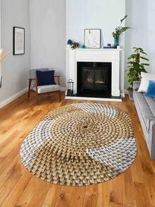 Digitally Printed Non-Slip Washable Runner And Area Rug Living Room Carpet, Modern Design | Modern, Scandinavian, Bohemian And Classic Styles | 100% Polyester - Grey - View 3