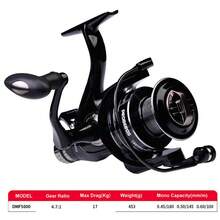 PRO BEROS Proberos 3000-6000 Double Brake Design Fishing Reel Super Strong Carp Fishing Feeder Spinning Reel Spinning Wheel Fishing Wheel - Black - View 16