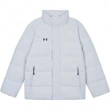UNDER ARMOUR Unisex Warm Sports Down Jacket - Light Grey - View 5