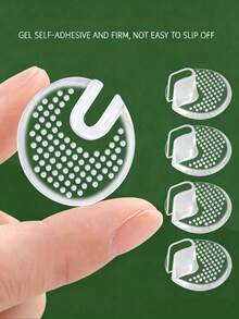 Soft Rubber Toe Pads, Designed For Toe Protection, Suitable For Flip-Flops, Providing Non-Slip Foot Grip, Washable And Reusable. Suitable For Flip-Flops, Slippers, Sandals, Etc., Outdoor Travel, Vacation And Summer Essentials - Multicolor - View 2