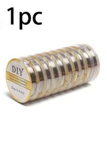 100米串珠線，DIY珠寶製作繩，手工髮夾纏繞線，珠寶編織，花卉包裝線，金屬線手工藝品，珠寶串珠，以及金色珠寶製作手工線 - 多色 - 查看 12