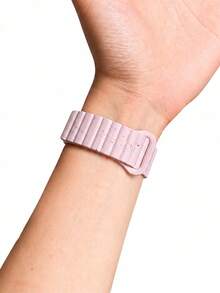 1件中性矽膠磁吸錶帶，兼容 ，適用 42mm、38mm、40mm、41mm、44mm、45mm、46mm、49mm 尺寸，時尚智慧手錶替換錶帶，適用 Ultra2、Ultra SE2、SE 11、10、9、8、7、6、5、4、3、2、1 系列，可作為學生返校禮物 - 彩色 - 查看 4