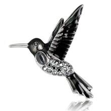 1pc Hummingbird Brooch, Fashionable Exquisite Painted Pin, Personalized Creative Versatile Brooch - Hummingbird Brooch - View 6