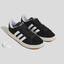 Adidas Grand Court Base 00s Comfortable Thin Sole Bread Shoes Wear-Resistant Low-Top Skate Shoes Unisex Black & White GRAND COURT BASE 00S "Bread Shoes" Sports Casual Skate Shoes JP6335 - Black and White - View 8
