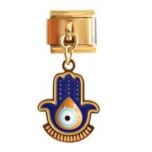 1/5/10 buc. brățară italiană din seria Evil Eye, design modular pentru confecționarea de bijuterii DIY, brățară, brățară de tobărie și alte accesorii rafinate cu pandant, cadou pentru prieteni, potrivit pentru bărbați și femei, cadou pentru soră, cadou pentru femei, perfect pentru purtare zilnică și stilizare - Multicolor - Vizualizare 16