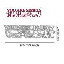 Christmas-Themed Blessing Art Words Metal Cutting Dies Suitable For Holiday Gift Decoration Cards, For Handmade Cards, Photo Albums, Scrapbook Decorations, Template Art Decoration - Metal Cutting Dies - View 21