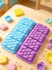 4-Cavity Massage Ball Silicone Mold Ice Cube Baking Tray 3D Shaped Handmade Art DIY Silicone Tool Set, Silicone, Non-Stick, Easy Release, Heat Resistant, Reusable Silicone Ice Cube Mold, Massage Ball Silicone Mold, Multi-Cavity Baking Mold, Ice Cube Maker, Chocolate Mold, Gummy Candy Mold, Wax Melting Mold, Soap Mold, Home Kitchen Gadget - Multiple Styles - View 9
