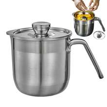 Egg White Separator | Multiple Eggs Separator Stainless Steel,Large-Capacity Multiple Eggs With Lid And Handle For Kitchen Meringue Cream - Silver Gray - View 9