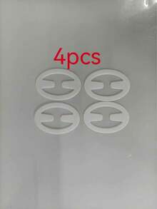 2/4/8/10pcs Invisible Anti-Slip Bra Clips - Cross Design, Transparent Bra Hooks, Anti-Slip - A - View 15