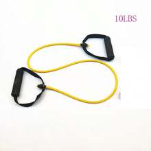 5-Level Resistance Band With Handles, Yoga Resistance Rope, Elastic Fitness Workout Band, Suitable For Home Exercise And Strength Training - Multicolor - View 8