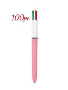 Customized Logo 4-Color Retractable Ballpoint Pen, Multi-Color Gift Pen, Study Essentials, Personalized Pens For Kids - Multicolor - View 13