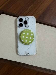 Ins Minimalist Versatile Polka Dot Magnetic Phone Stand, Slouchy Desktop Support Bracket, Compatible With Magnetic Ring, Suitable For All Phones - Multicolor - View 16