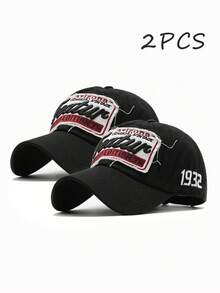 1pc Unisex Embroidered Letter TEATUR Adjustable Baseball Cap, Breathable Sun Protection, Fashionable For Everyday Wear - Burgundy - View 9