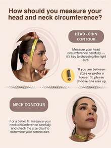1pc Women's Face Mask Facial Bandage Sleep Mask Suitable For Daily Wear - Apricot - View 7