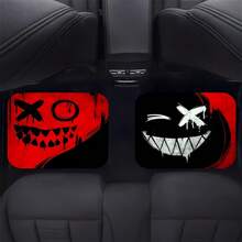 Juego de Alfombrillas para Coche de Fantasma de Anime de Halloween: 2 piezas/4 piezas, Duradero Antideslizante Fácil de Limpiar, Adecuado para Todos los Modelos de Coche - A - Ver 10