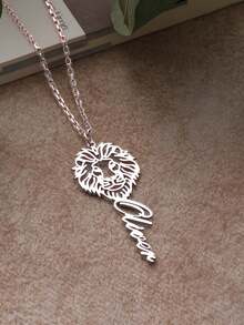 [Personalizzato] 1 pezzo Collana con ciondolo personalizzato con tema dei 12 segni zodiacali e 12 costellazioni, materiale in acciaio inossidabile, placcato oro, collana con nome della serie grafica zodiacale, regalo di gioielleria personalizzato, regalo di compleanno, regalo per le vacanze, regalo per amici, famiglia, regalo per lei - Multicolore - Visualizzare 7