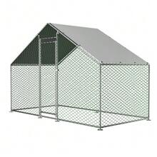 Run With Safety Lock And Waterproof PE Cloth, Metal Small Animal Enclosure For Chickens, Rabbits And Other Small Animals - 3 X 1, 5 X 2m - View 8