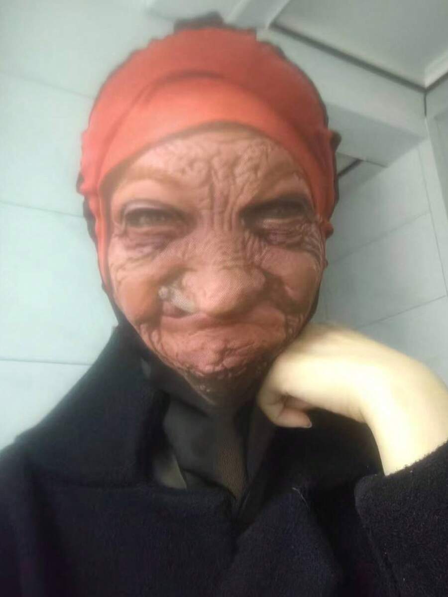 1pc Knitted Mesh Breathable 3D Face Mask - Suitable For Halloween Costume, Fashion Sports Style, Indoor/Outdoor Games, Role Play, Funny Party, Outdoor Entertainment, Street Dance Performance, Festival, Fishing, Sports, Valentine's Day, Easter, Beer Festival, Carnival And More