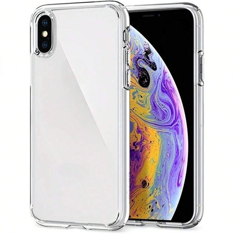 防摔透明軟 TPU 保護殼,適用於 iPhone XR XS Max 7 8 6 17 16 15 14 13 12 11 Pro Max Plus Mini - 無色 - 查看 1