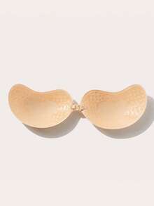 2pcs Women's Adhesive Push-Up Breast Lift Silicone Backless Bra, Self-Adhesive Mango Shaped Bra, Includes Invisible Push-Up Bra - Apricot - View 5