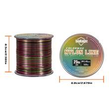 Senar Pancing Nilon SeaKnight 6–35LB Bahan NT10 Kekuatan Tinggi Senar Pancing Ikan Mas dengan Daya Ingat Rendah 500M - MultiWarna - View 10