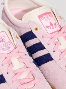 Adidas Originals 中性款 GAZELLE LO PRO W 低筒運動休閒鞋 KH5898 - 粉色 - 查看 5