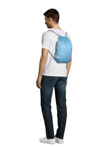 SOLS Urban einfarbige Zugkordel-Tasche - Himmelblau - Übersicht 2
