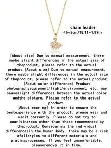 1 buah Kalung Liontin Angsa Zirkonia Mikro-Inlaid Mewah dan Modis, Desain Choker Serbaguna Cocok untuk Wanita, Festival, dan Acara - rantai emas - View 2