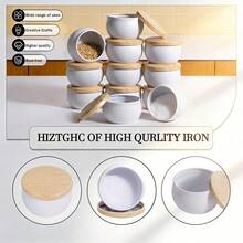 36pcs/Set Portable Candle Making Kit, Includes 4 Empty Candle Jars, 4 Wick Holders, 8 Wicks And 20 Stickers, Suitable For Craft Enthusiasts And Home Decor Lovers, Also An Excellent Gift Choice - W-36PCS/Set - View 6