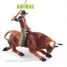 Realistic Spanish Bullfighting Model Statue Ornament, Bullfighting Enthusiast Bookshelf Decor Statue Ornament, Bullfighting Scene Setup Decor Model, Gift - Multicolor - View 19
