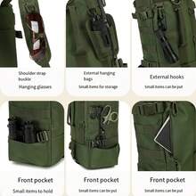 Multifunctional Fishing Backpack Tackle Bag With Rod Holders Fish Equipment Storage Waterproof Wear-Resistant Outdoor Sports Bag - Multicolor - View 9