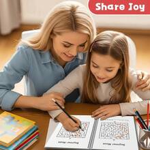 Maze Activity Workbook, Exercise Logic And Strategy Skills, Explore Pathfinding Puzzles, Cultivate Meticulous Thinking And Perseverance, Ideal Choice For Work Breaks, Learning And Travel Leisure Time Back To School - 迷宮練習冊 - 查看 7