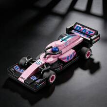 6-Piece Micro Particle Racing Car Building Blocks, Suitable For Desk, Display Cabinet, Home Decor, Perfect For Racing Car Enthusiasts And Building Block Players, Creative Gift For Children, Friends, Valentine's Day/Father's Day/Mother's Day/School Supplies/Wedding Season/Birthday Party, Recommended Gift For Major Holidays - Multicolor - View 9