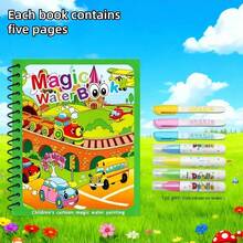 1/8 Set Magic Early Education Drawing Educational Learning Cards, Suitable For Ages 3+, Reusable Learning Cards (Pen And Doodle Card Border Color Random), Perfect Gift For Kids, Holiday Gift, Birthday Gift, Party Favor - Multicolor - View 17